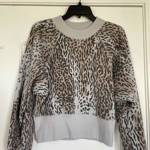 Leopard print sweatshirt